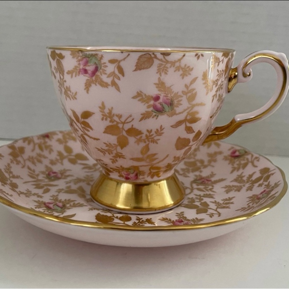 Royal Tuscan DuBarry Rose Cup & Saucer